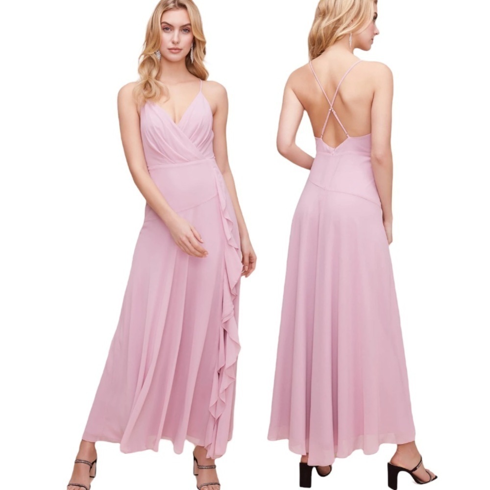 ASTR The Label HOLLAND MAXI DRESS Lilac L